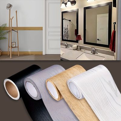 Samoprzylepna Listwa Ścienna Imitująca Drewno (5 m) | DECORIM