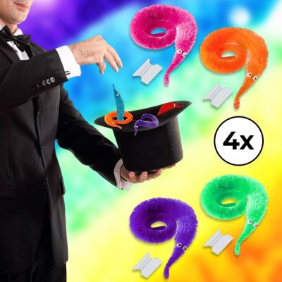 Magiczne zakręcone robaki (4 sztuki) | SWORMS