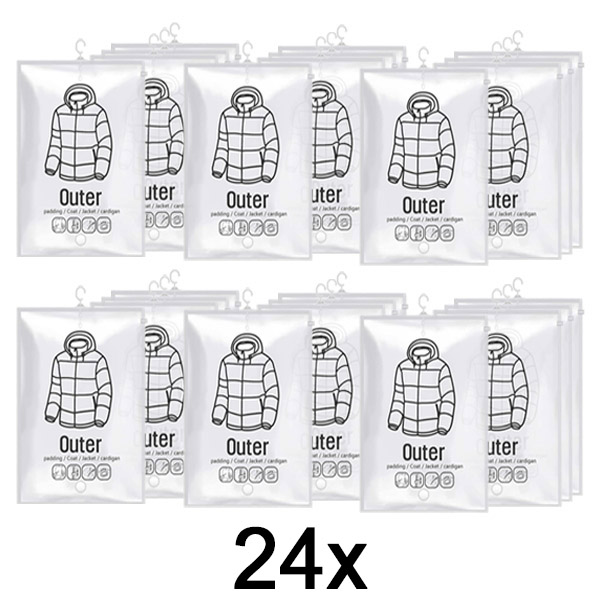 6x Wiszące Worki Próżniowe do Przechowywania (4 szt.) | VACUHANG