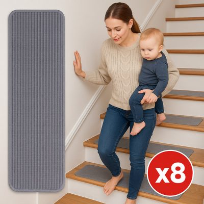 Antypoślizgowa Mata na Schody (8 sztuk) | STEPRUG