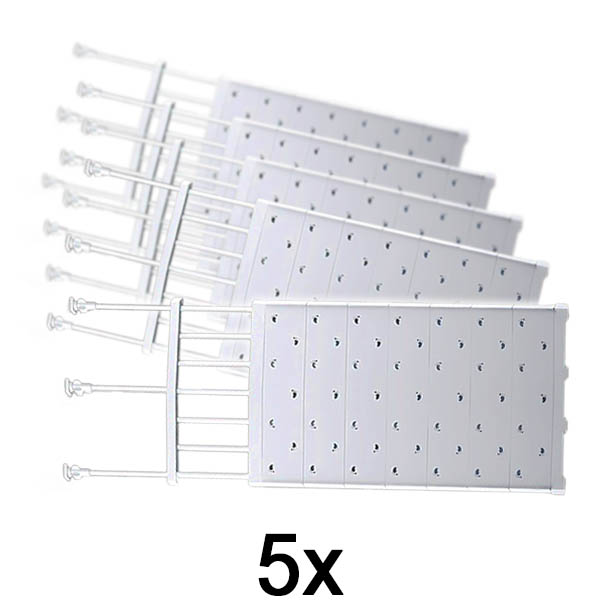 5x Rozszerzalna półka do przechowywania | SHELFEXPEND