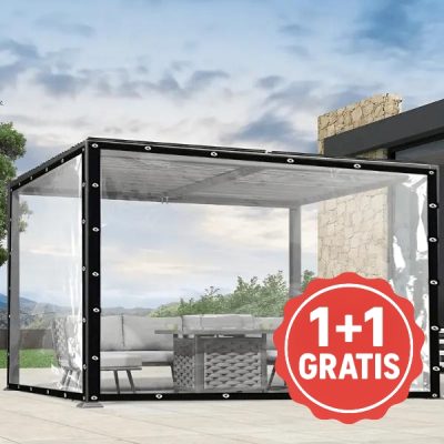 Zadaszenie tarasu - Montaż w 5 minut, bez wiercenia | COVERKA 1+1 GRATIS